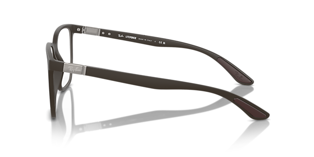 RB7235 Sand Brown PlasticEyeglass Frames for Glasses Direct, Side View