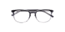 Micah Grey & Crystal PlasticEyeglass Frames for Glasses Direct, Closed View