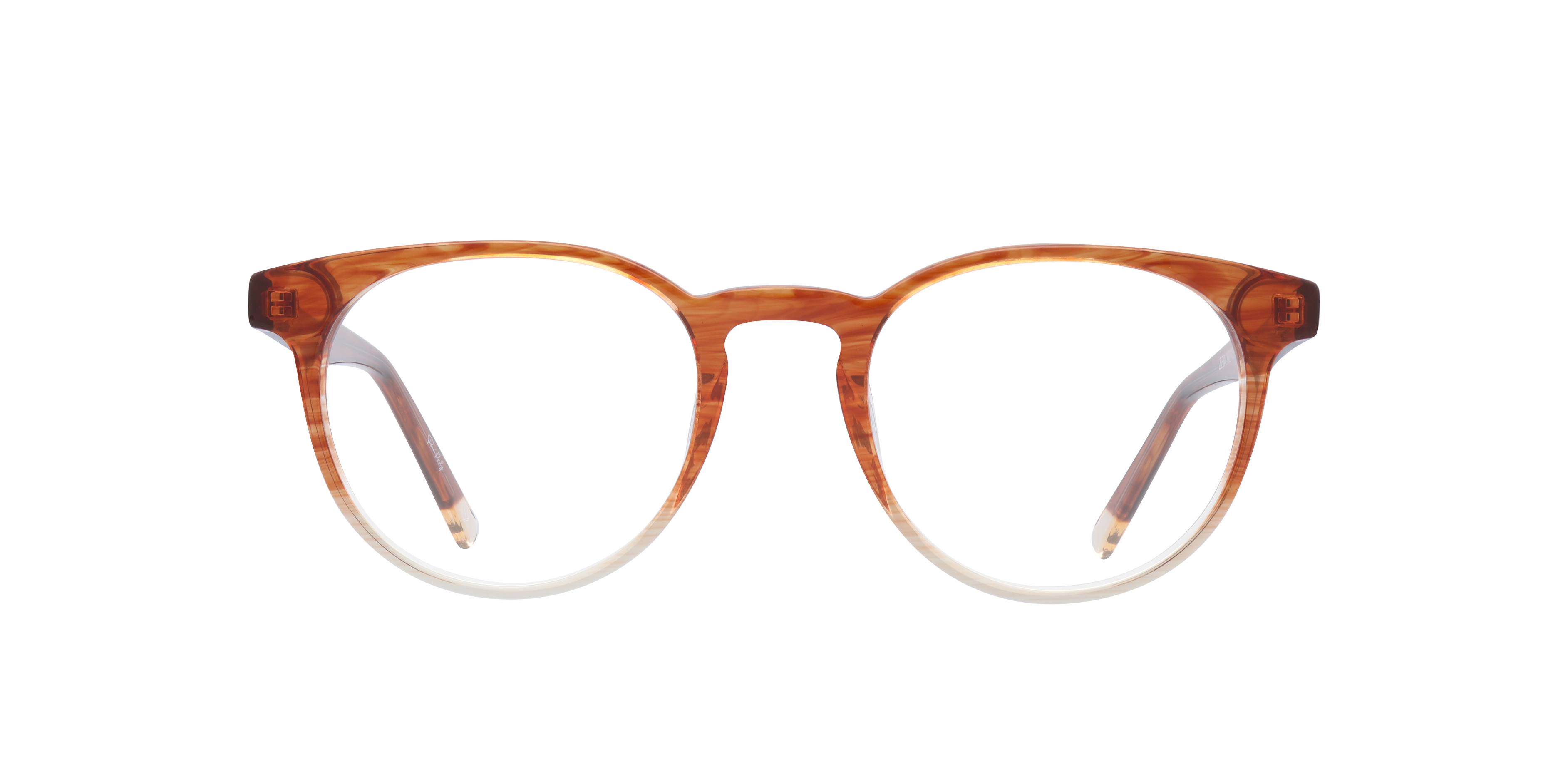 ZEROSEVEN Honey AcetateEyeglass Frames for Glasses Direct, Front View