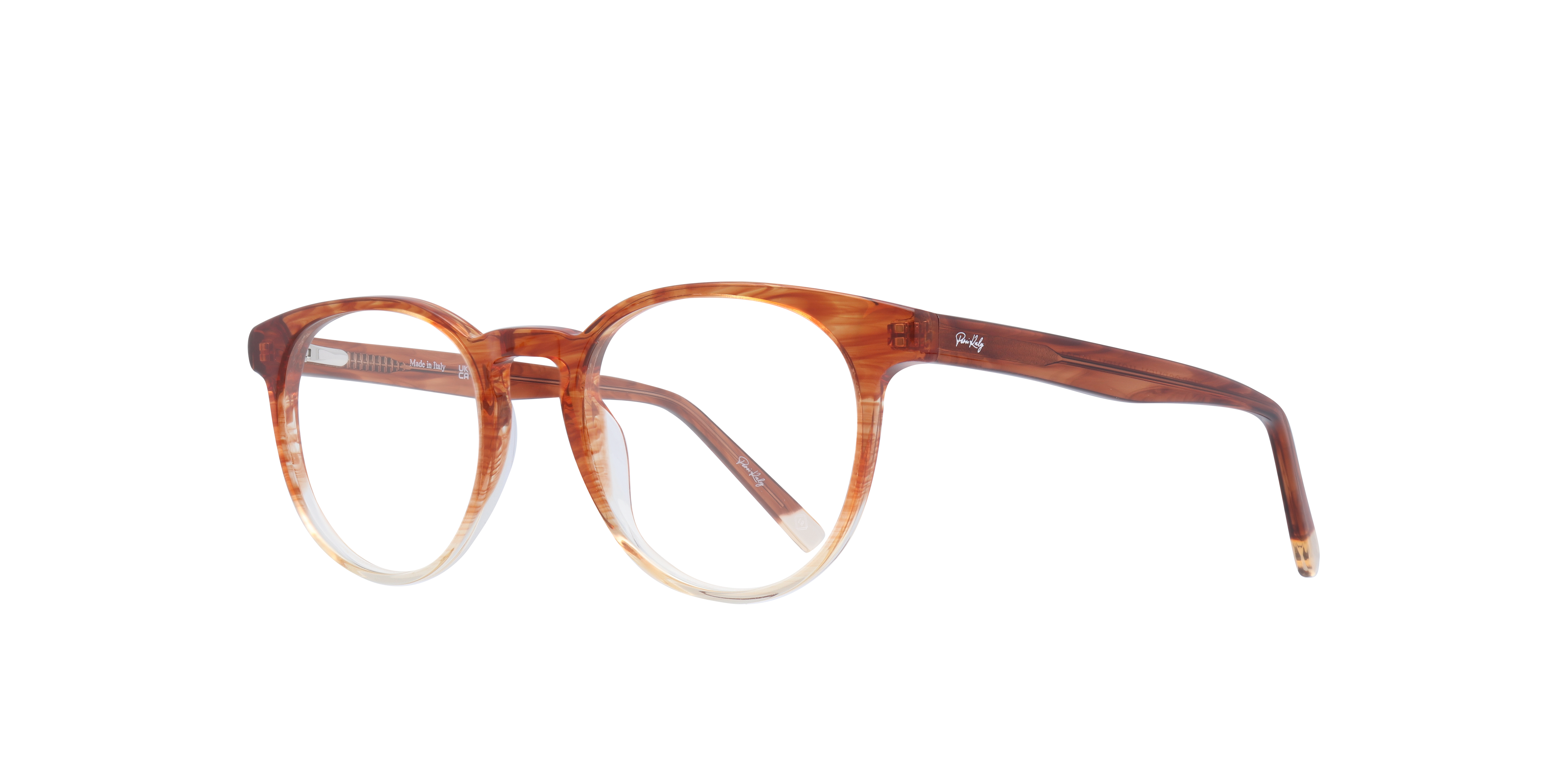 ZEROSEVEN Honey AcetateEyeglass Frames for Glasses Direct, Angle View