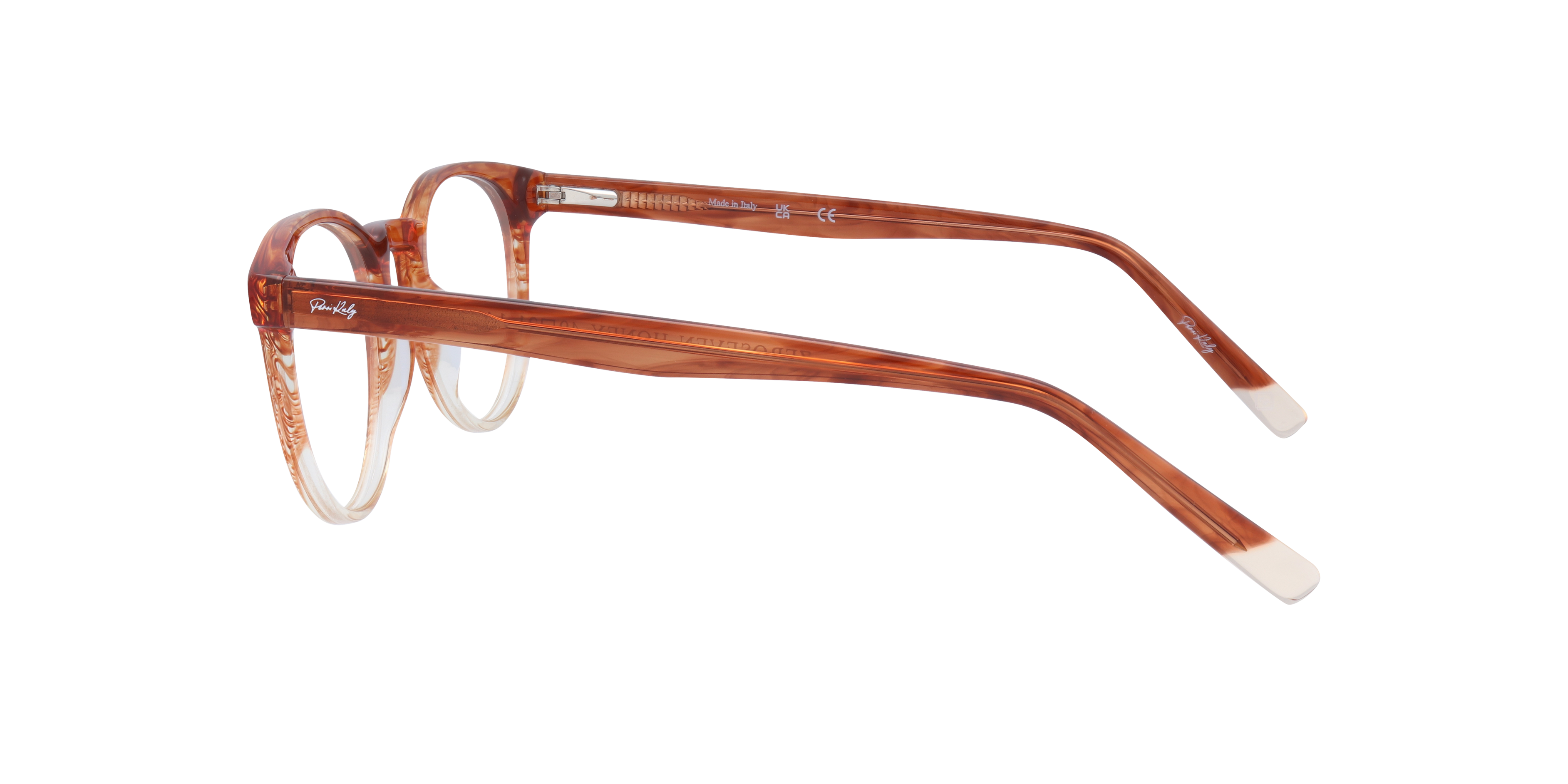 ZEROSEVEN Honey AcetateEyeglass Frames for Glasses Direct, Side View