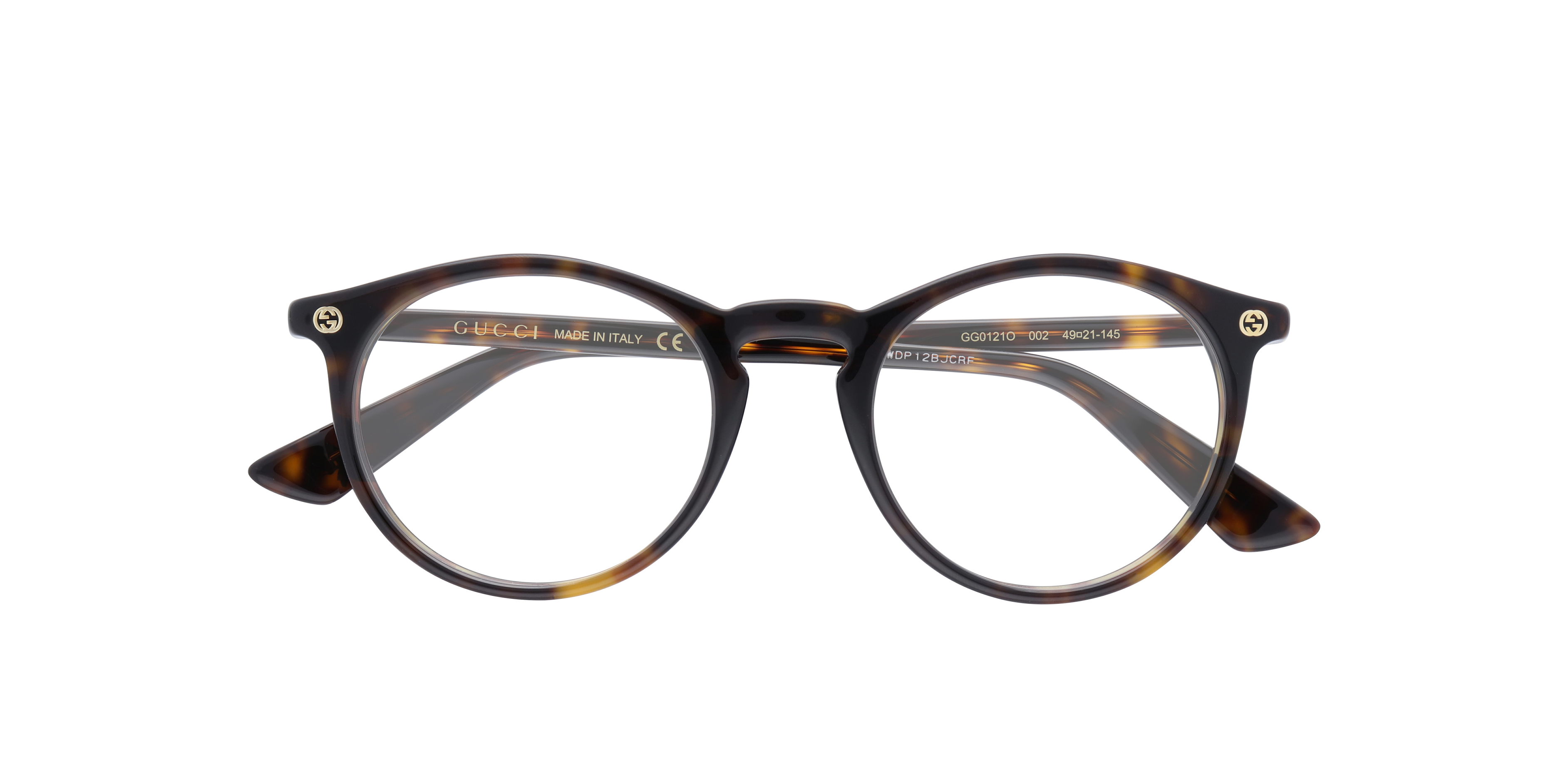 GG0012O Tortoise AcetateEyeglass Frames for Glasses Direct, Closed View
