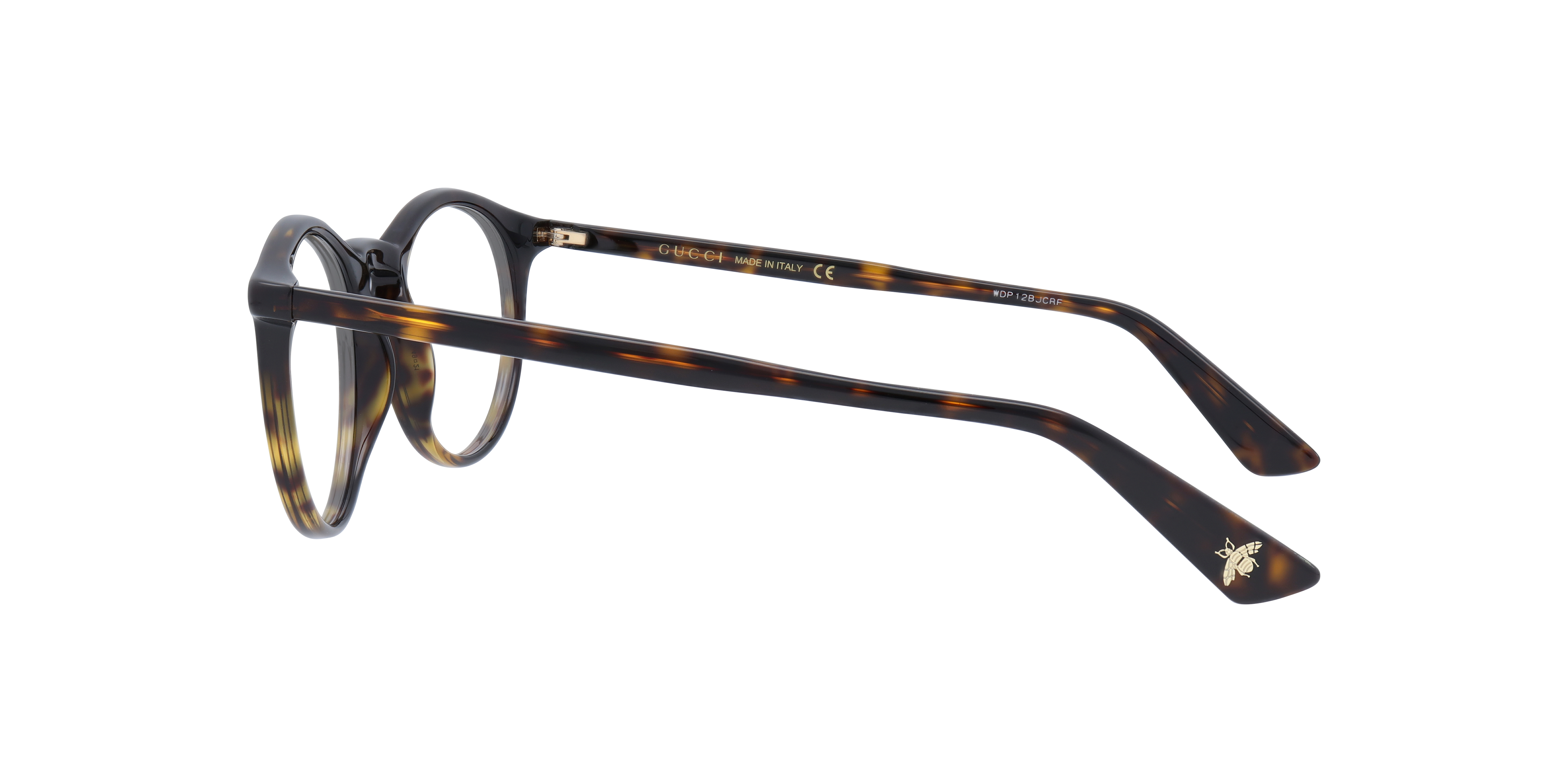 GG0012O Tortoise AcetateEyeglass Frames for Glasses Direct, Side View