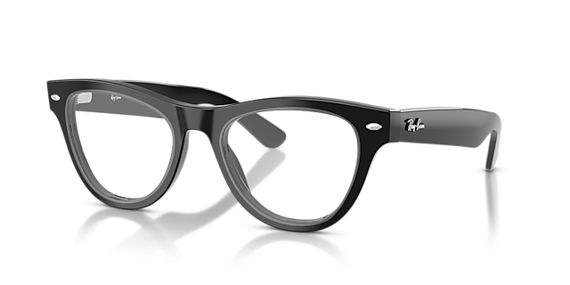 RB5510 Black AcetateEyeglass Frames for Glasses Direct, Angle View