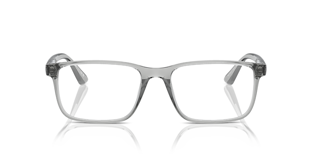 RB7241D Transparent Grey PlasticEyeglass Frames for Glasses Direct, Front View