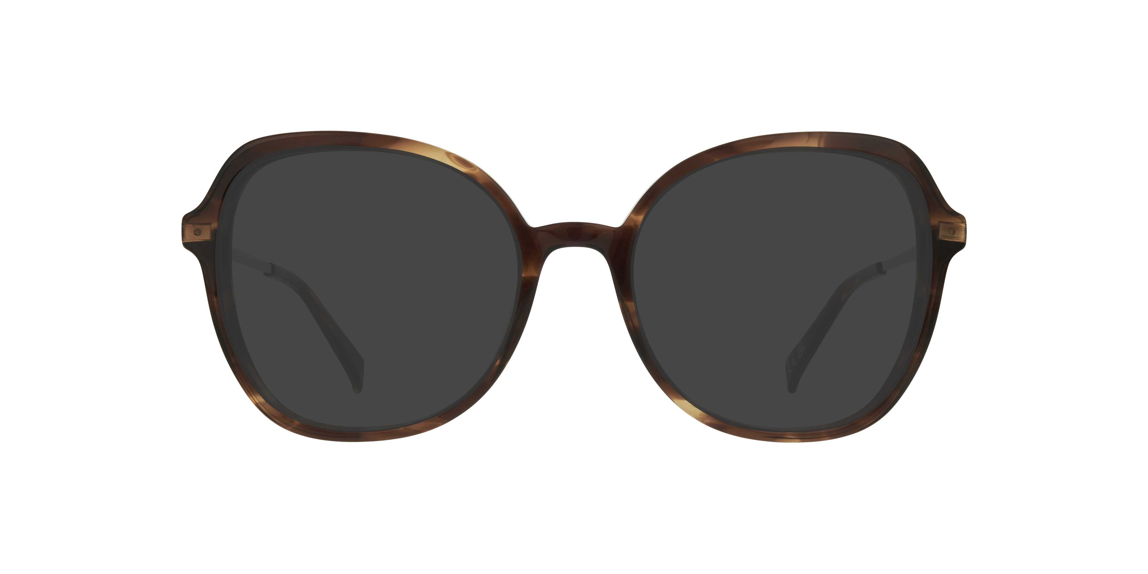 Katalina Horn Light Brown AcetateEyeglass Frames for Glasses Direct, with Tinted Lenses