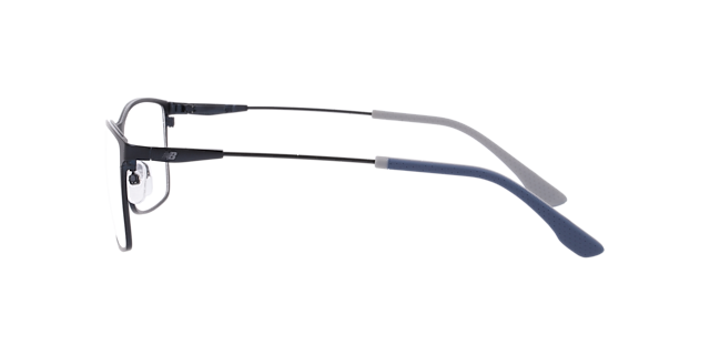 Nb4203 Blue Grey MetalEyeglass Frames for Glasses Direct, Side View