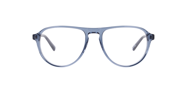 Marcus Crystal Blue AcetateEyeglass Frames for Glasses Direct, Front View