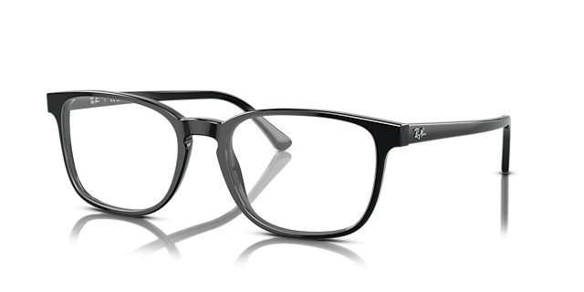 RB5418 Black AcetateEyeglass Frames for Glasses Direct, Angle View