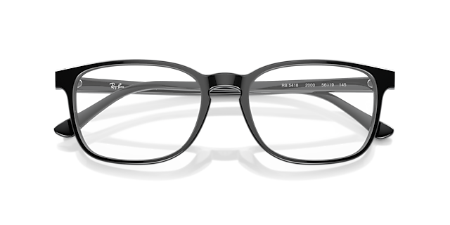 RB5418 Black AcetateEyeglass Frames for Glasses Direct, Closed View