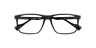 Bspark Black AcetateEyeglass Frames for Glasses Direct, Closed View