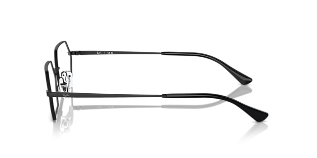 RB6528 Black MetalEyeglass Frames for Glasses Direct, Side View