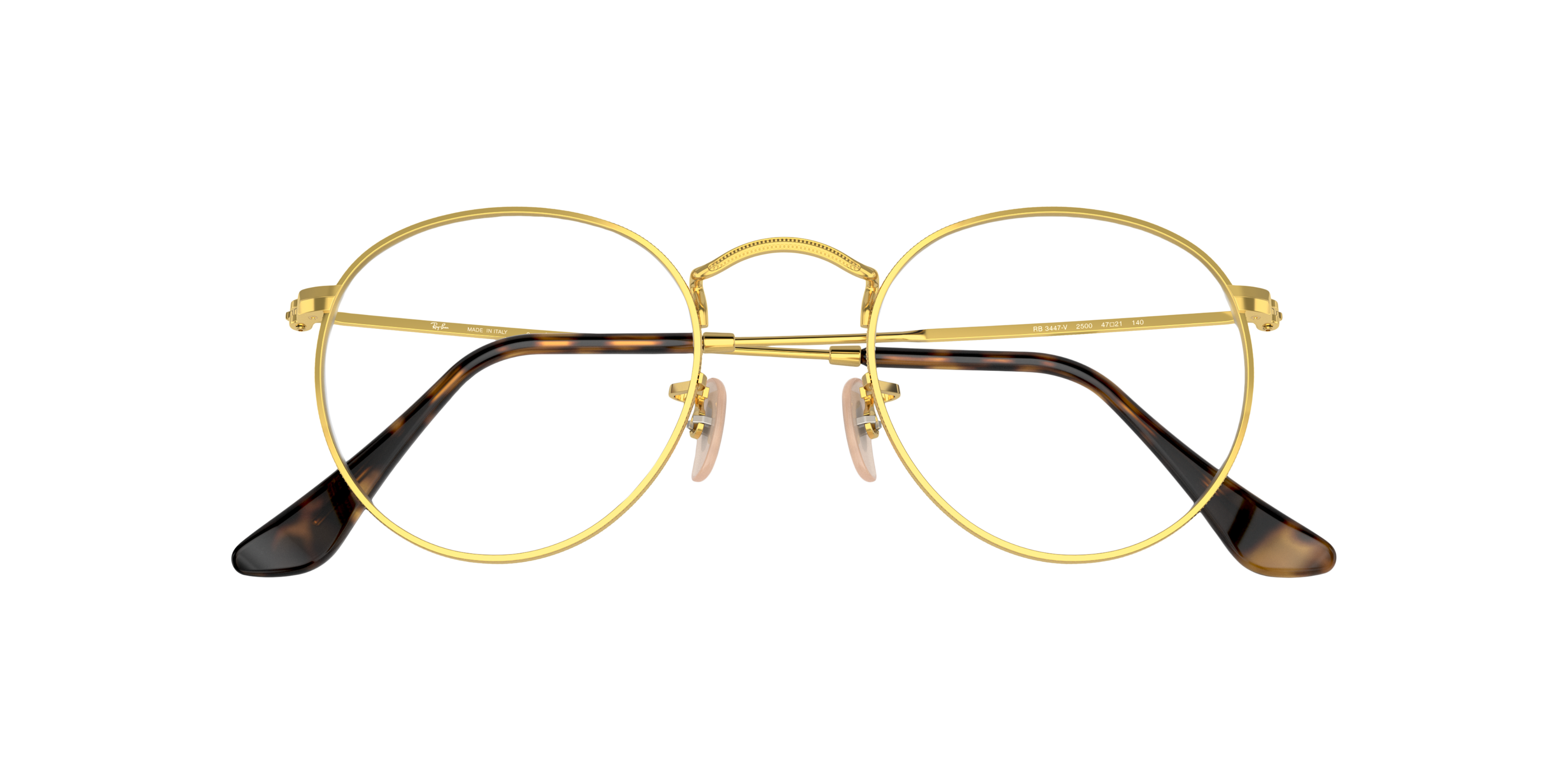 RB3447V Arista Gold MetalEyeglass Frames for Glasses Direct, Closed View