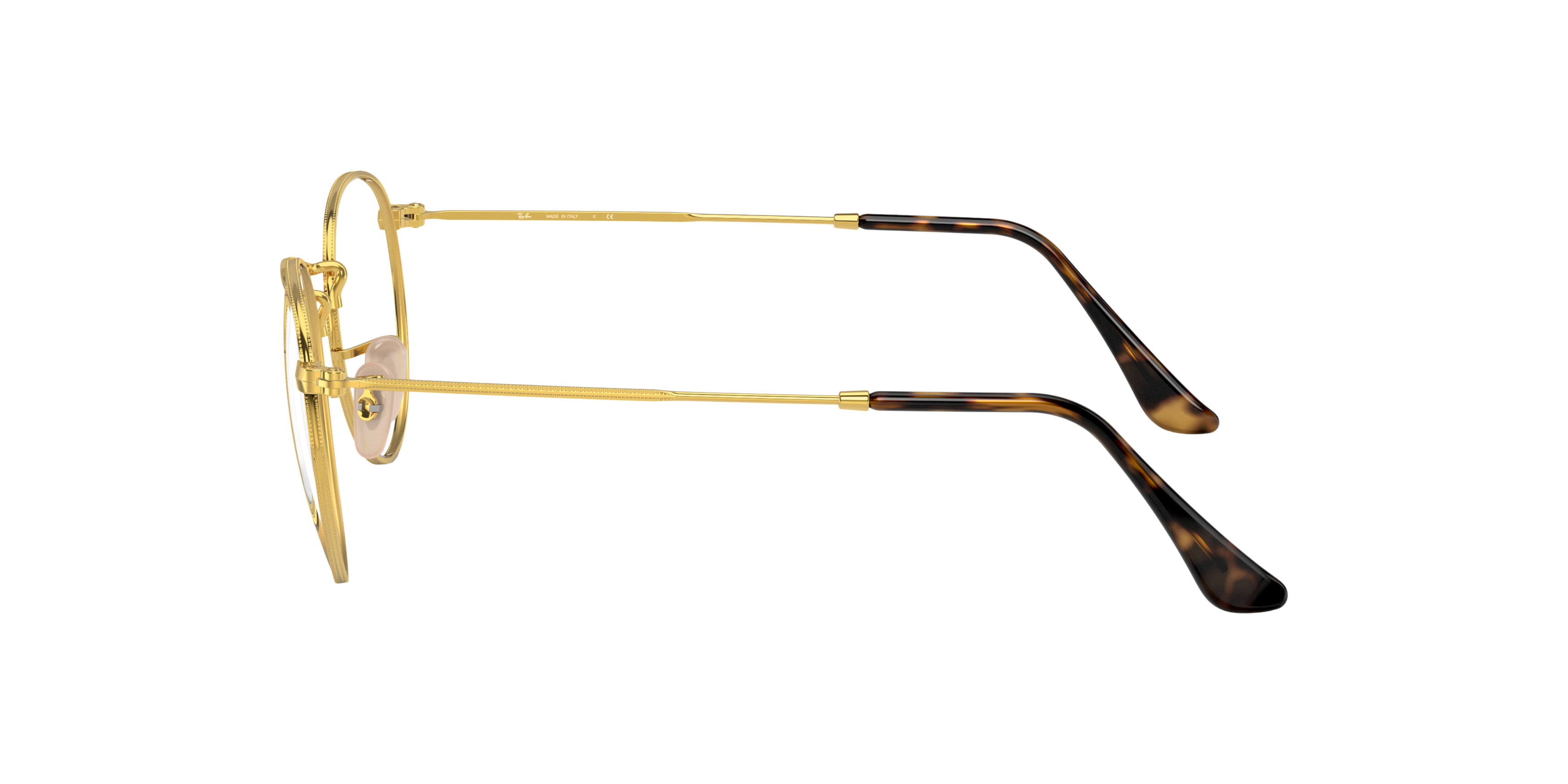 RB3447V Arista Gold MetalEyeglass Frames for Glasses Direct, Side View