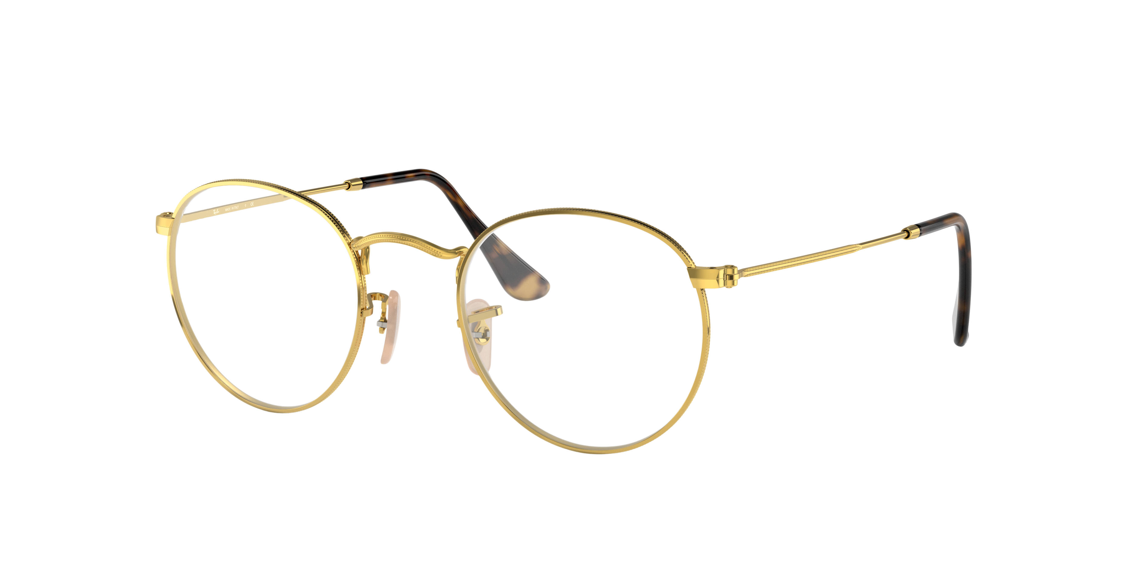 RB3447V Arista Gold MetalEyeglass Frames for Glasses Direct, Angle View
