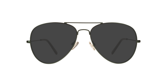 Hartley Matte Khaki MetalEyeglass Frames for Glasses Direct, with Tinted Lenses
