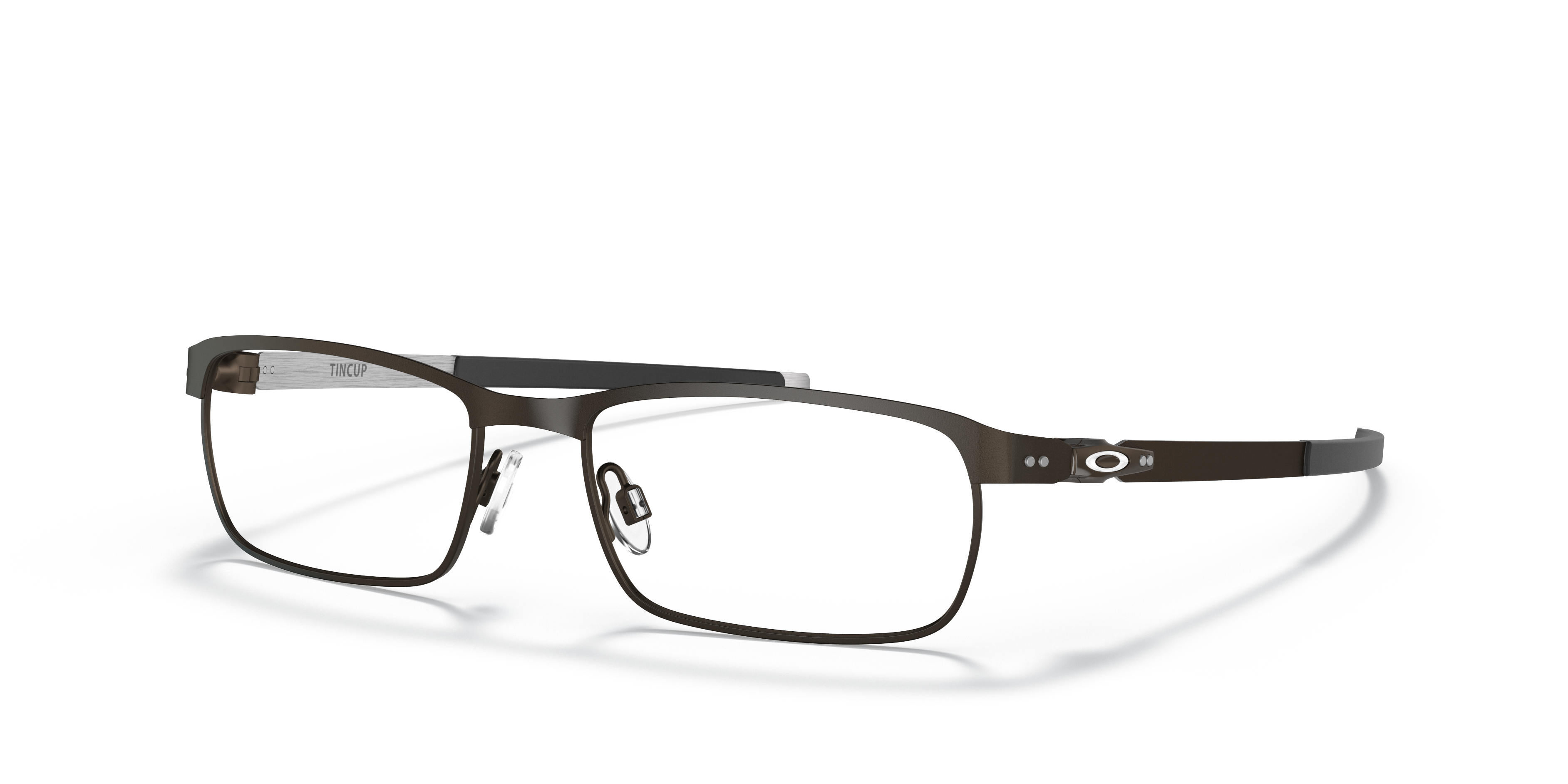 TinCup™ Powder Pewter MetalEyeglass Frames for Glasses Direct, Angle View