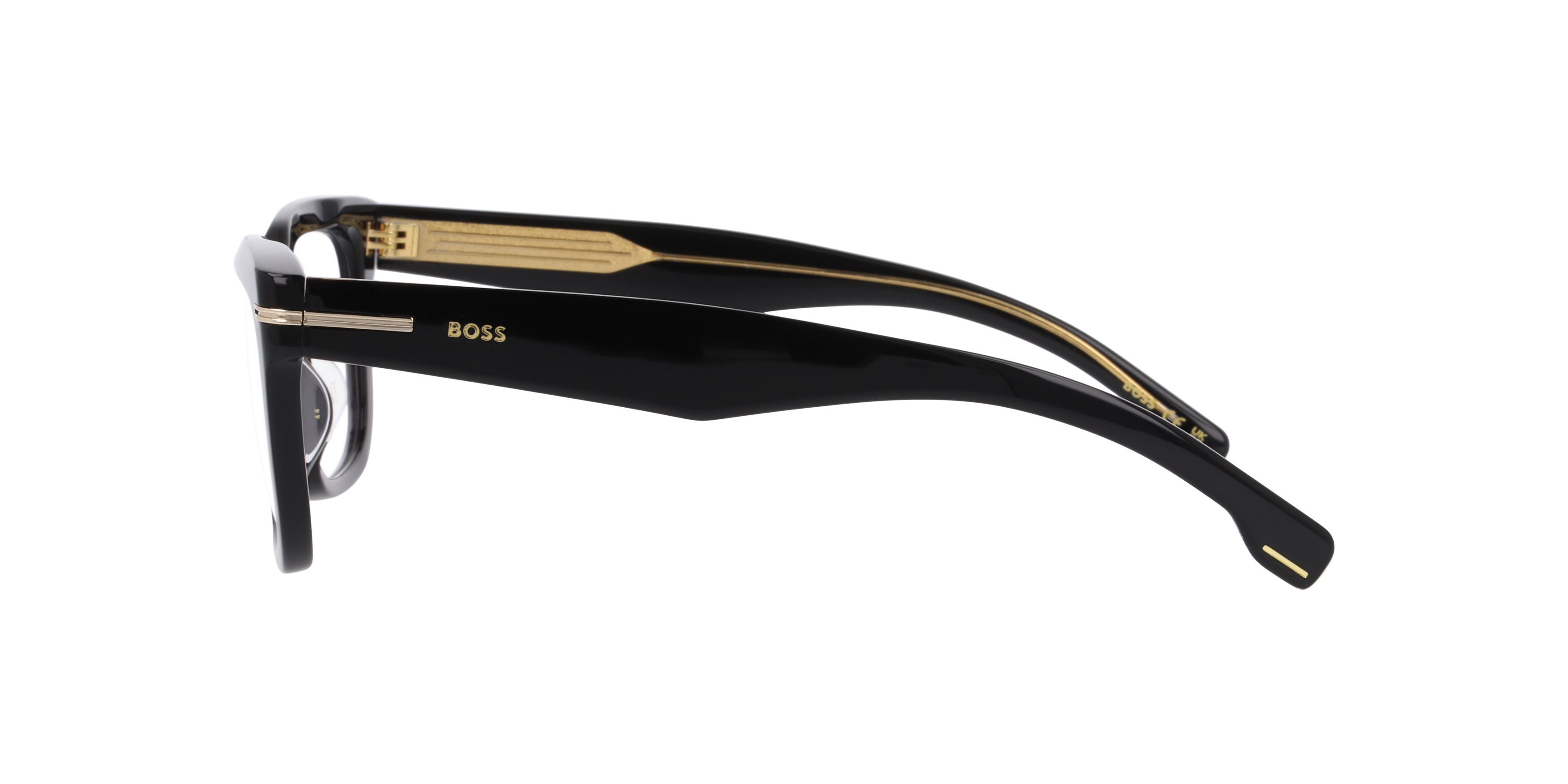 Glasses Direct ™ -Boss 1746 & G - Rectangle Black Frame