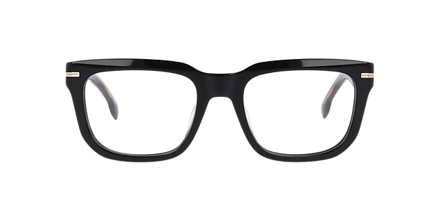 Boss 1746/G Black AcetateEyeglass Frames for Glasses Direct, Front View