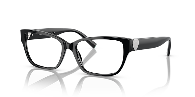 TF2245 Black AcetateEyeglass Frames for Glasses Direct, Angle View