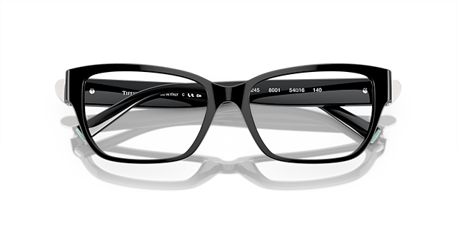 TF2245 Black AcetateEyeglass Frames for Glasses Direct, Closed View