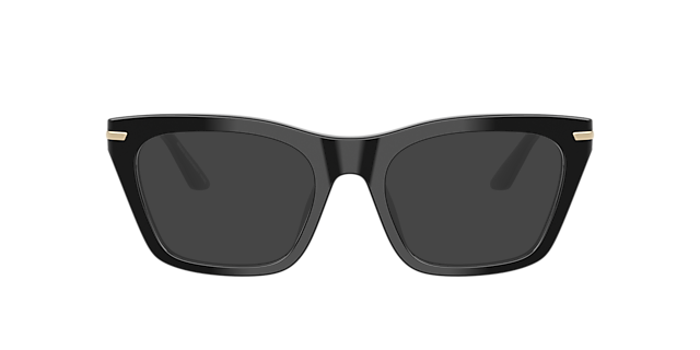 EA3283BU Shiny Black AcetateEyeglass Frames for Glasses Direct, with Tinted Lenses