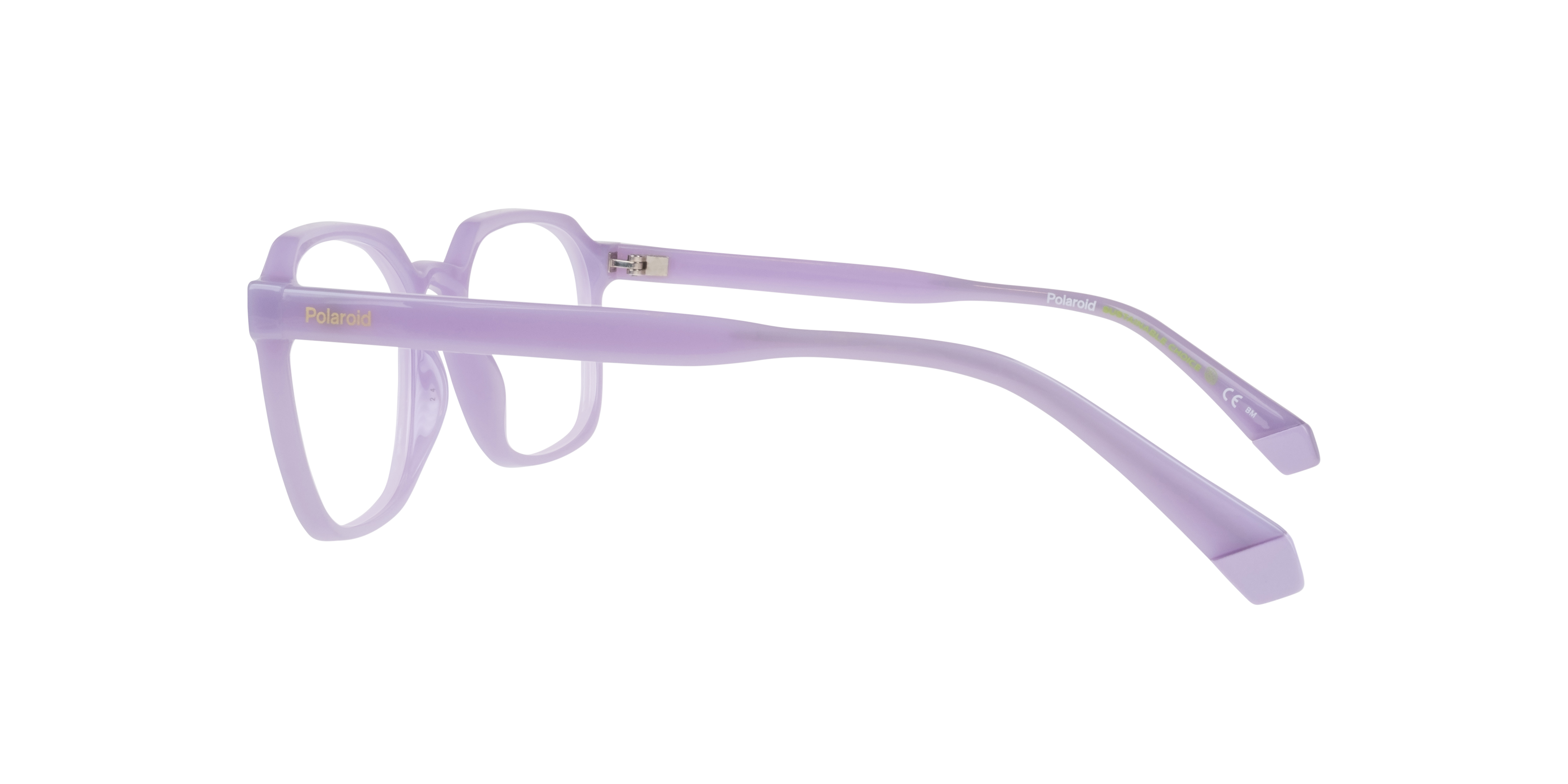 PLD D482 Purple Light PlasticSunglass Frames for Glasses Direct, Side View