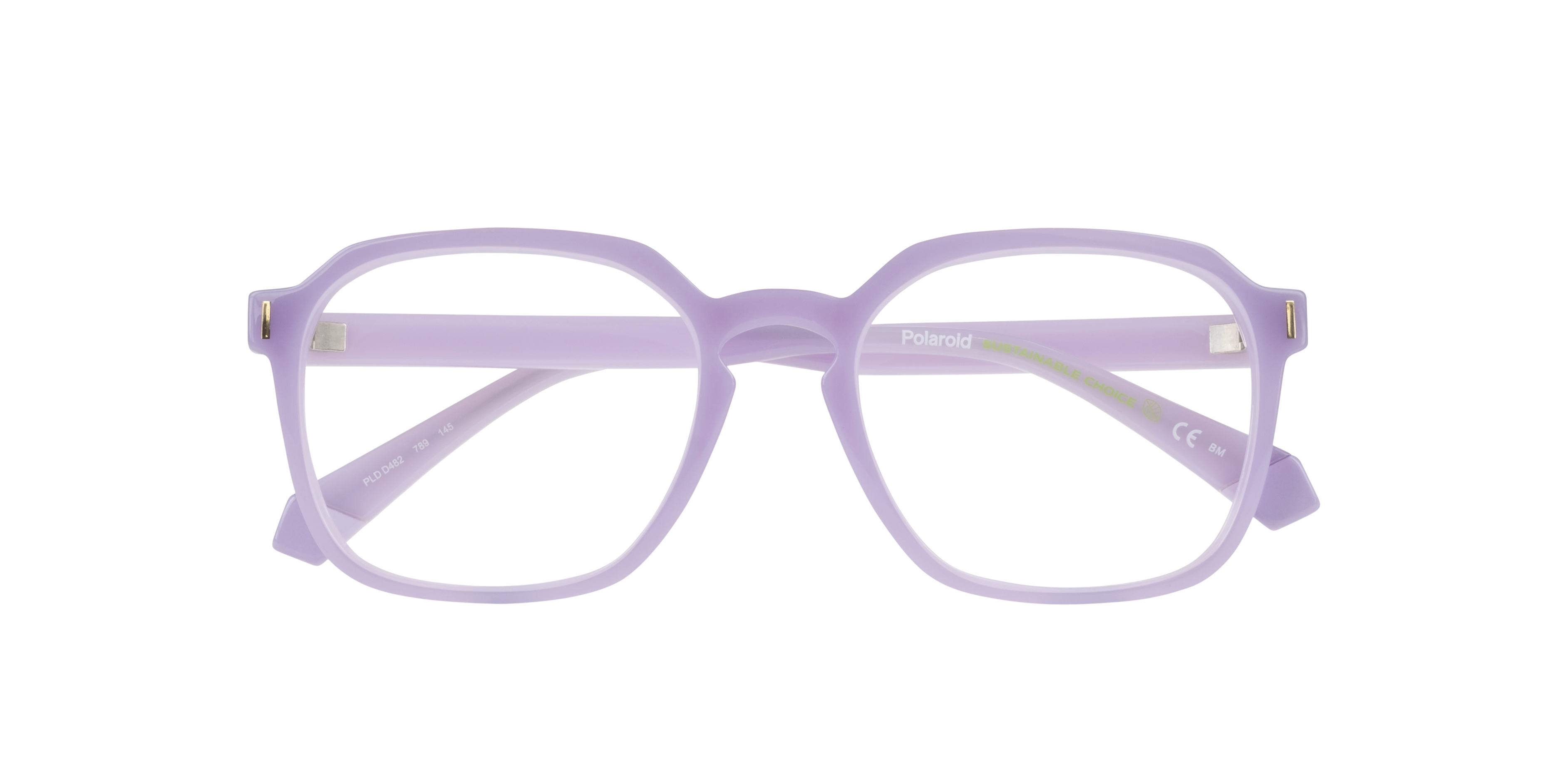 PLD D482 Purple Light PlasticSunglass Frames for Glasses Direct, Closed View