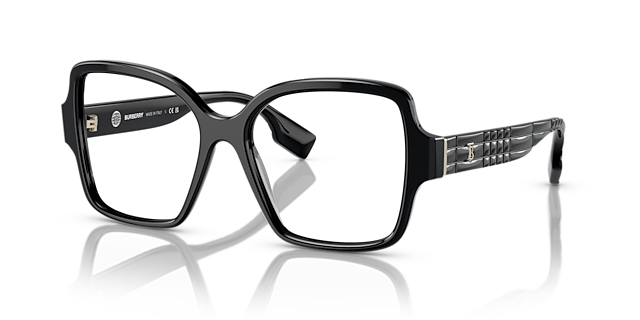 BE2374 Black AcetateEyeglass Frames for Glasses Direct, Angle View