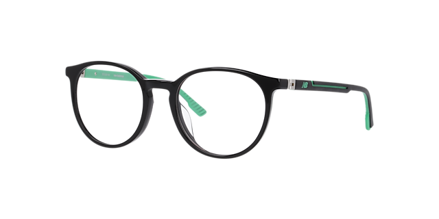 Nb4194 Black Green AcetateEyeglass Frames for Glasses Direct, Angle View