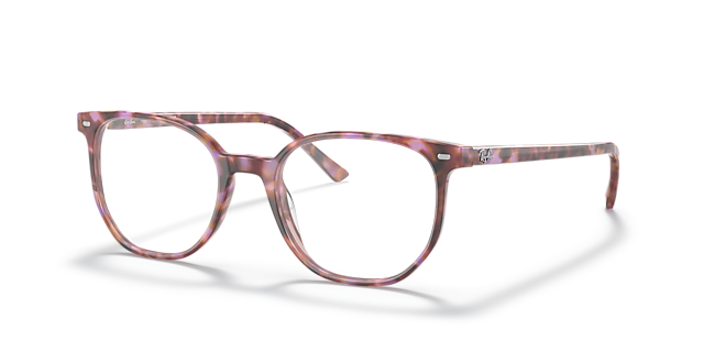 RB5397 Brown & Violet Havana AcetateEyeglass Frames for Glasses Direct, Angle View