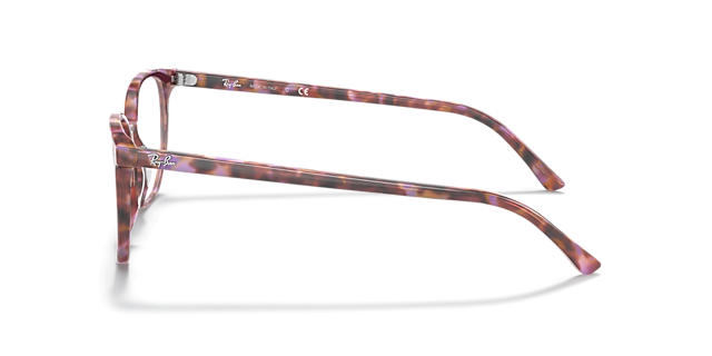 RB5397 Brown & Violet Havana AcetateEyeglass Frames for Glasses Direct, Side View