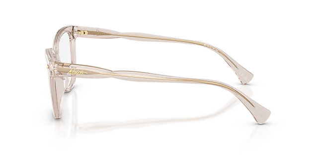 RA7189U Beige Transparent AcetateEyeglass Frames for Glasses Direct, Side View