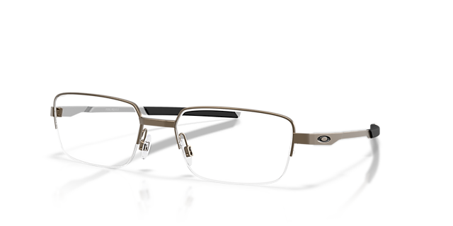 Foil RQ 0.5 Pewter MetalEyeglass Frames for Glasses Direct, Angle View