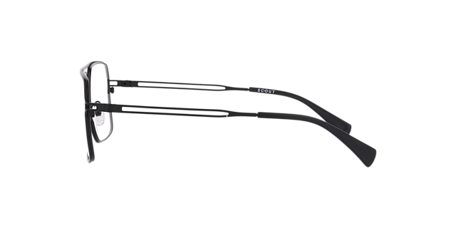 Mckinlay Black MetalEyeglass Frames for Glasses Direct, Side View