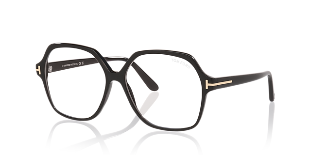 FT6062-B Black Shiny AcetateEyeglass Frames for Glasses Direct, Angle View