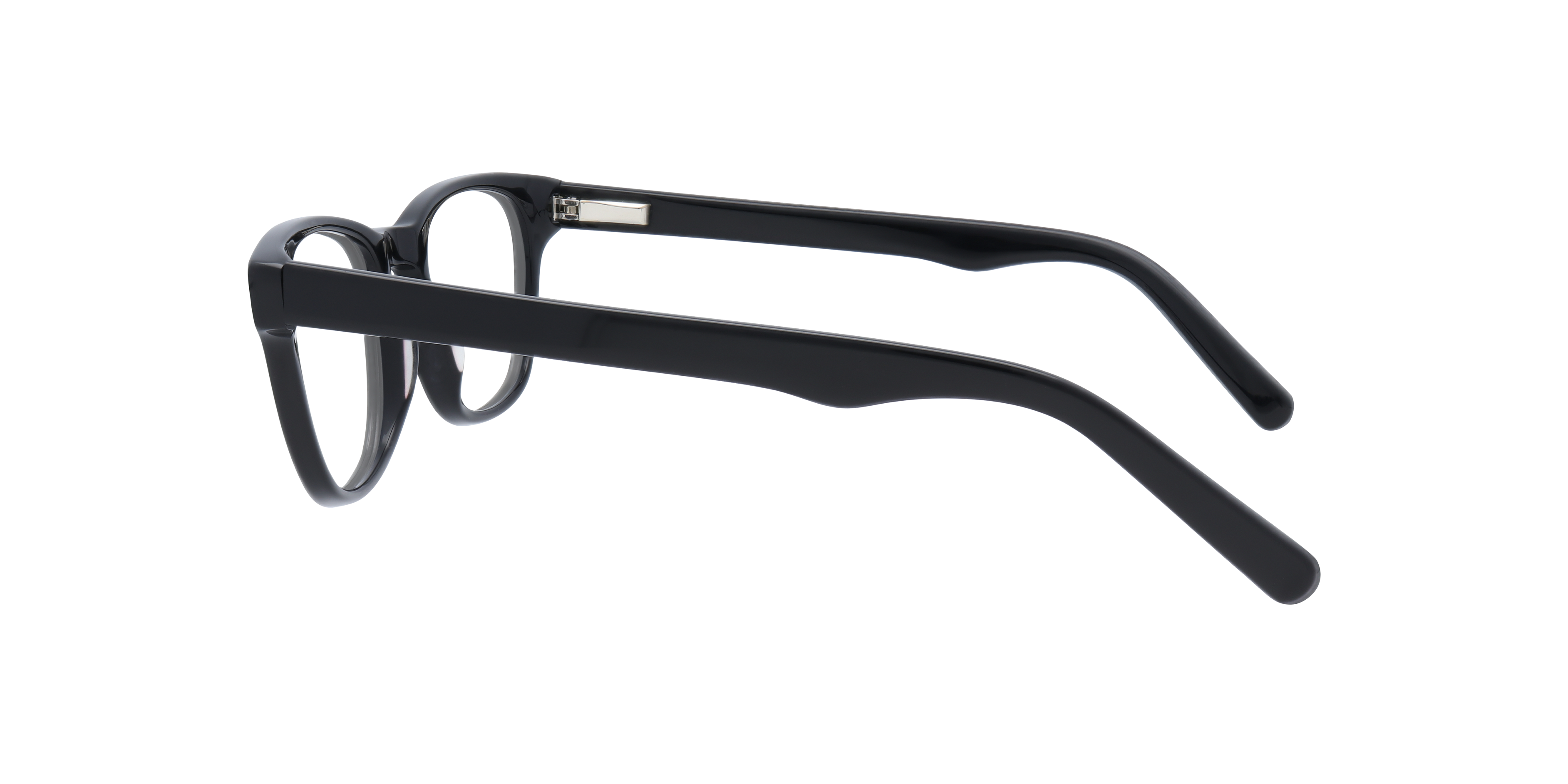 Andi Black AcetateEyeglass Frames for Glasses Direct, Side View