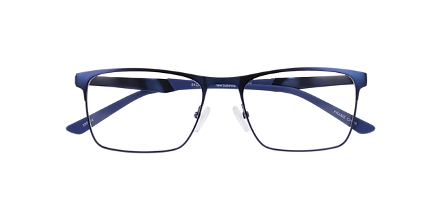 Nb4192 Blue MetalEyeglass Frames for Glasses Direct, Closed View