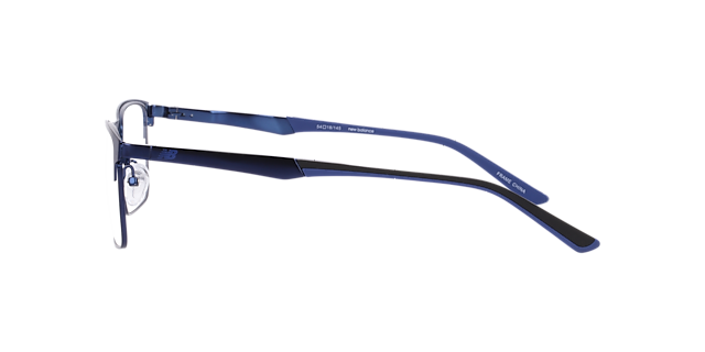 Nb4192 Blue MetalEyeglass Frames for Glasses Direct, Side View
