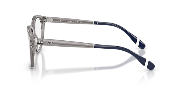 PH2267 Shiny Transparent Grey AcetateEyeglass Frames for Glasses Direct, Side View