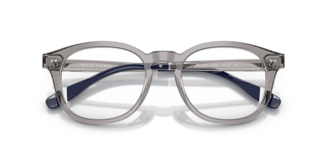 PH2267 Shiny Transparent Grey AcetateEyeglass Frames for Glasses Direct, Closed View