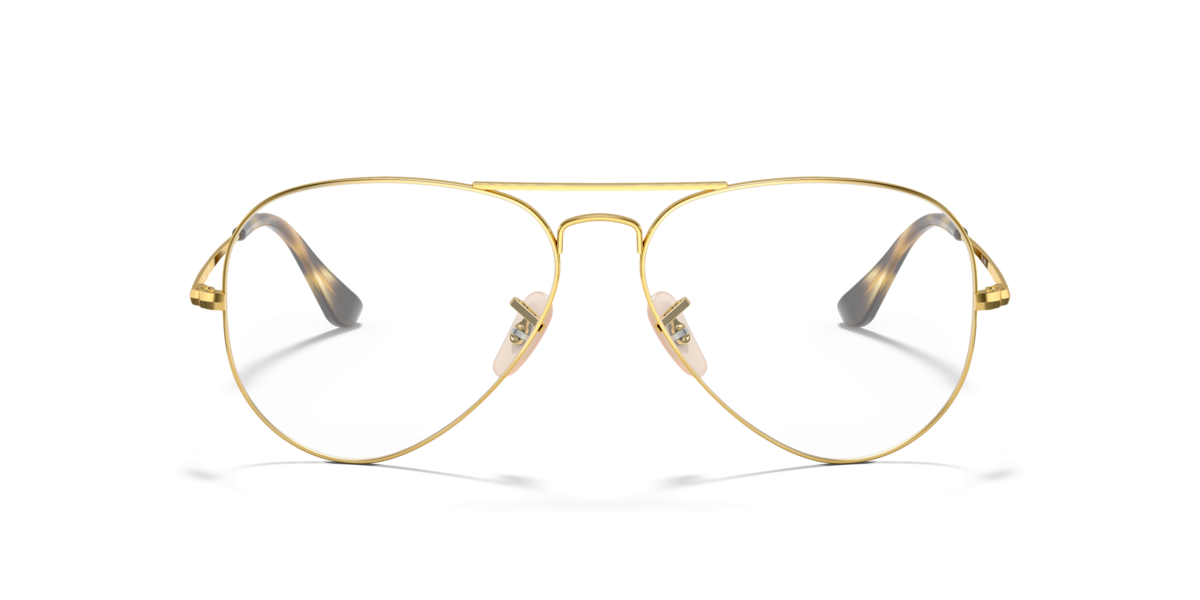 Ray-Ban Unisex Arista Gold Pilot Metal Eyeglasses Online - Full Rim - Rb6489