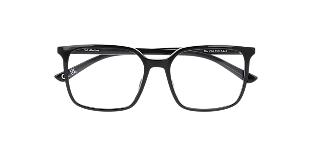 Mia Black PlasticEyeglass Frames for Glasses Direct, Closed View