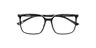 Mia Black PlasticEyeglass Frames for Glasses Direct, Closed View