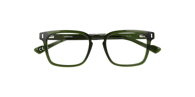 Marshall Crystal Khaki AcetateEyeglass Frames for Glasses Direct, Closed View