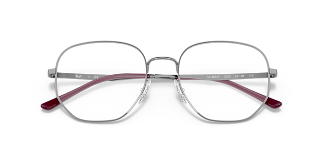 RB3682V Gunmetal MetalEyeglass Frames for Glasses Direct, Closed View