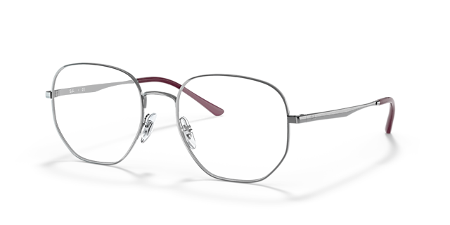 RB3682V Gunmetal MetalEyeglass Frames for Glasses Direct, Angle View