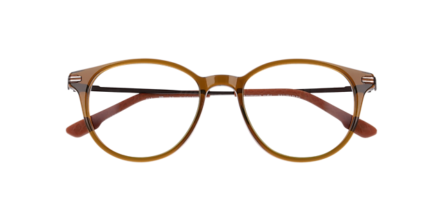 Nb4199 Brown AcetateEyeglass Frames for Glasses Direct, Closed View