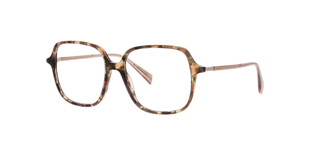 LV 1097 Pink AcetateEyeglass Frames for Glasses Direct, Angle View