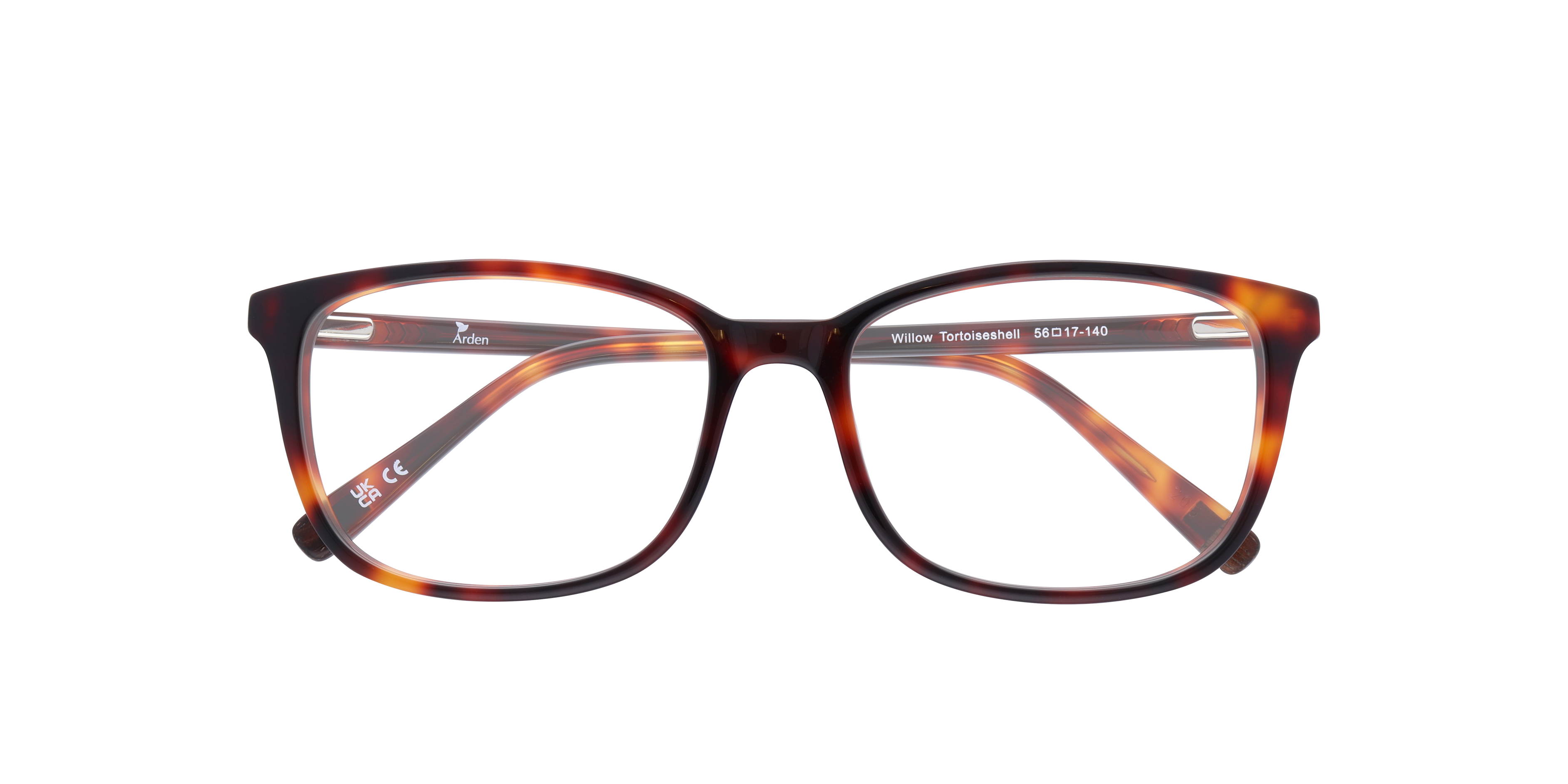 Willow Tortoiseshell AcetateEyeglass Frames for Glasses Direct, Closed View